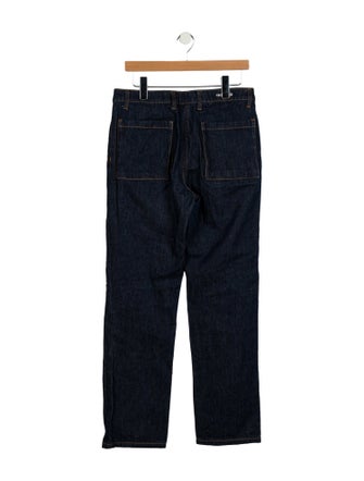 Helmut Lang Mid-Rise Straight Leg Jeans