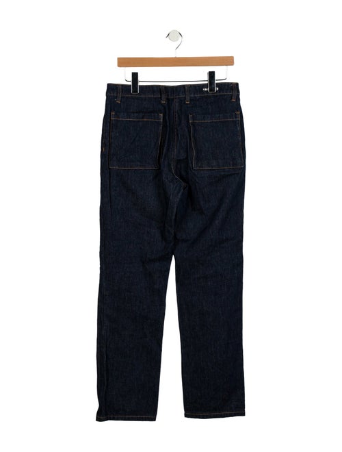 Helmut Lang Mid-Rise Straight Leg Jeans
