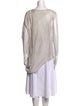 Helmut Lang Silk Scoop Neck Tunic