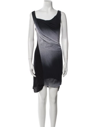 Helmut Lang Silk Mini Dress
