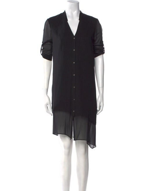 Helmut Lang Silk Knee-Length Dress