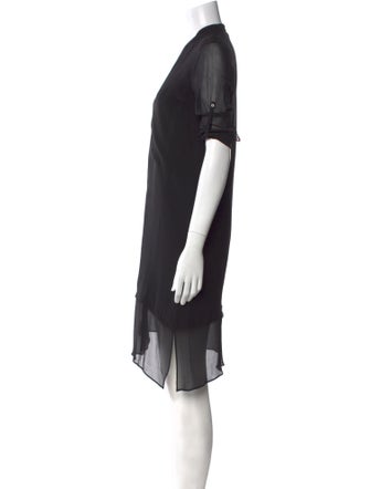 Helmut Lang Silk Knee-Length Dress