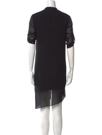 Helmut Lang Silk Knee-Length Dress