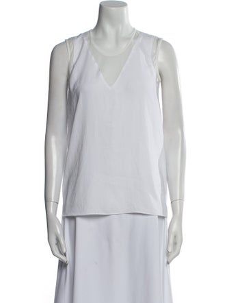 Helmut Lang V-Neck Sleeveless Top