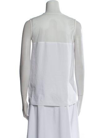 Helmut Lang V-Neck Sleeveless Top