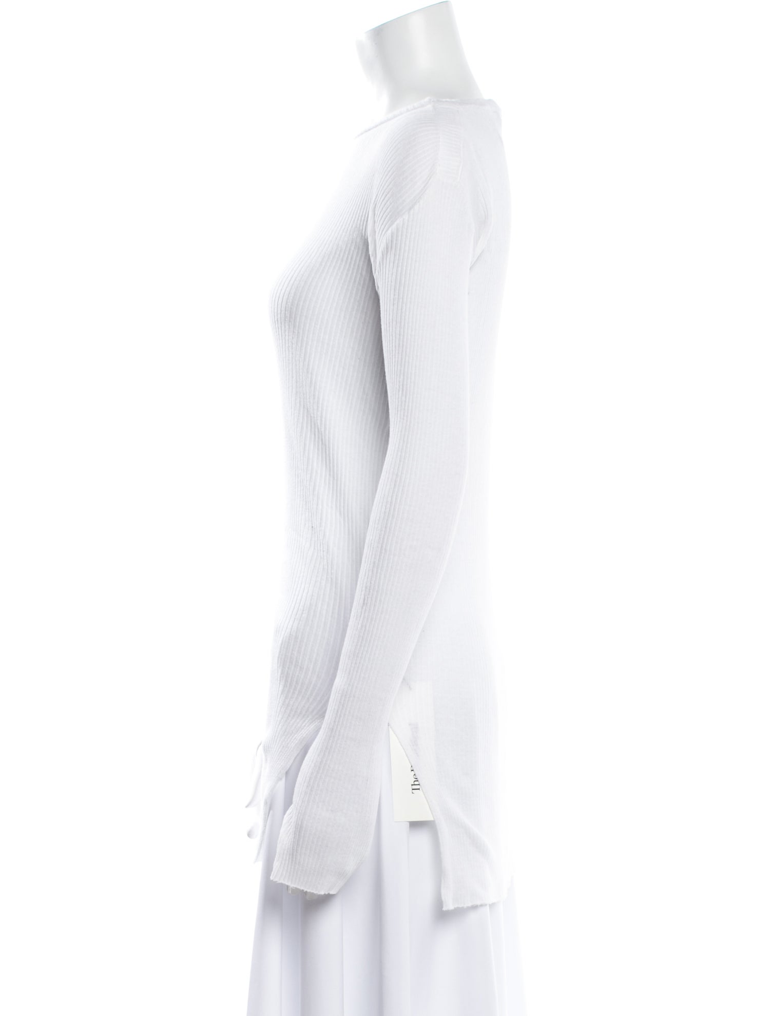 Helmut Lang Bateau Neckline Long Sleeve Tunic