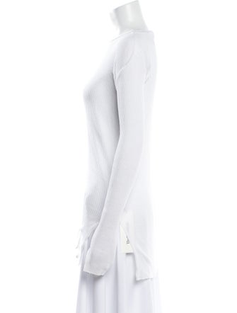 Helmut Lang Bateau Neckline Long Sleeve Tunic