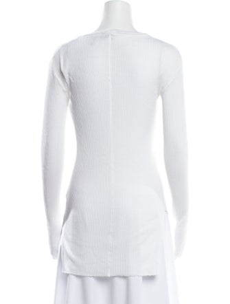 Helmut Lang Bateau Neckline Long Sleeve Tunic