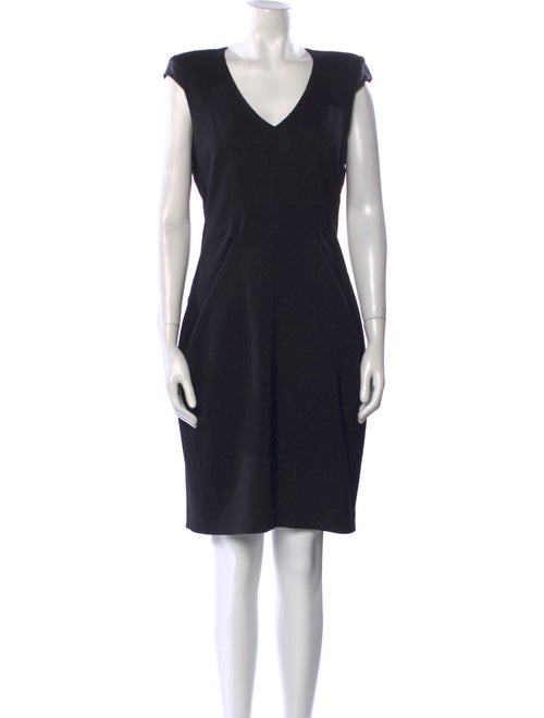 Helmut Lang Virgin Wool Knee-Length Dress