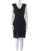 Helmut Lang Virgin Wool Knee-Length Dress