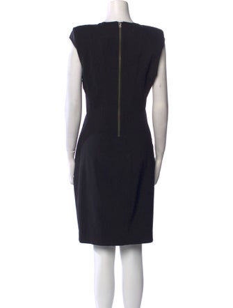 Helmut Lang Virgin Wool Knee-Length Dress