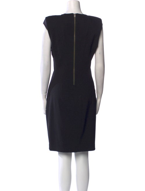 Helmut Lang Virgin Wool Knee-Length Dress