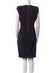 Helmut Lang Virgin Wool Knee-Length Dress