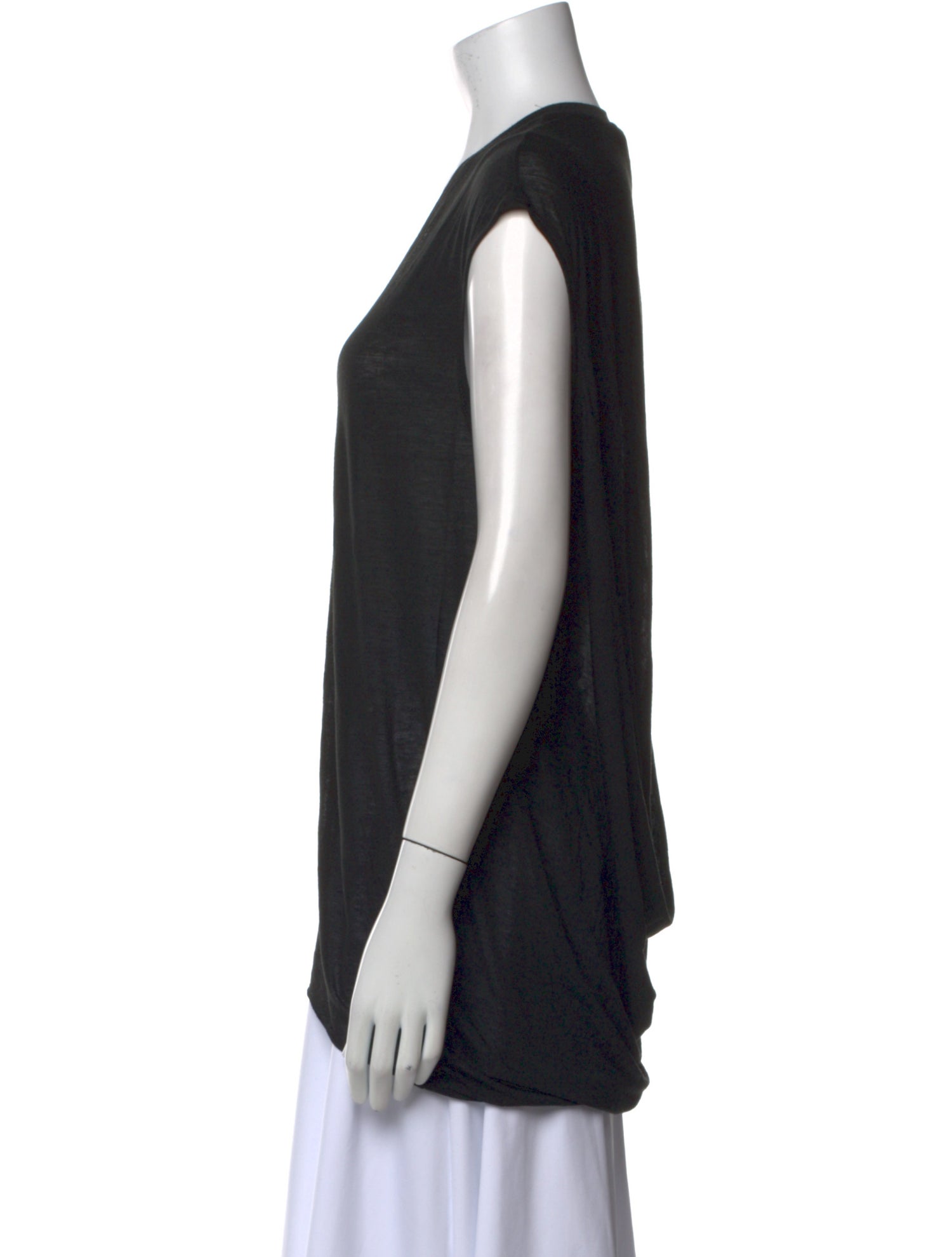 Helmut Lang Scoop Neck Short Sleeve T-Shirt