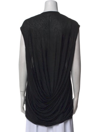 Helmut Lang Scoop Neck Short Sleeve T-Shirt