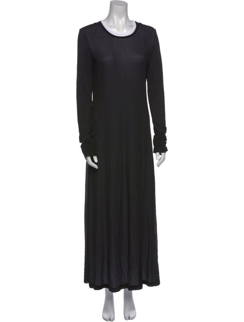 Helmut Lang Crew Neck Long Dress