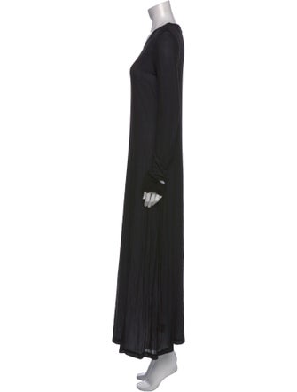 Helmut Lang Crew Neck Long Dress