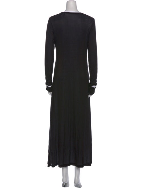 Helmut Lang Crew Neck Long Dress