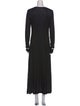 Helmut Lang Crew Neck Long Dress
