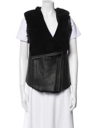 Helmut Lang Shearling Fur Jacket