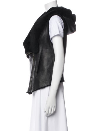 Helmut Lang Shearling Fur Jacket