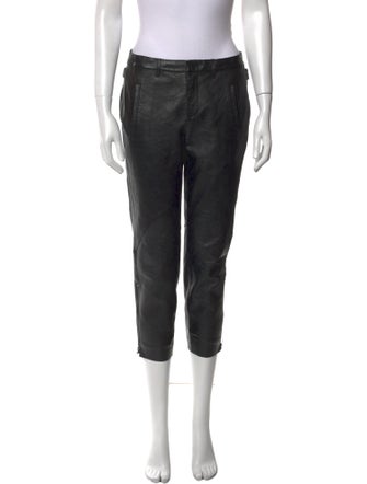 Helmut Lang Lamb Leather Straight Leg Pants