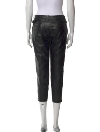 Helmut Lang Lamb Leather Straight Leg Pants