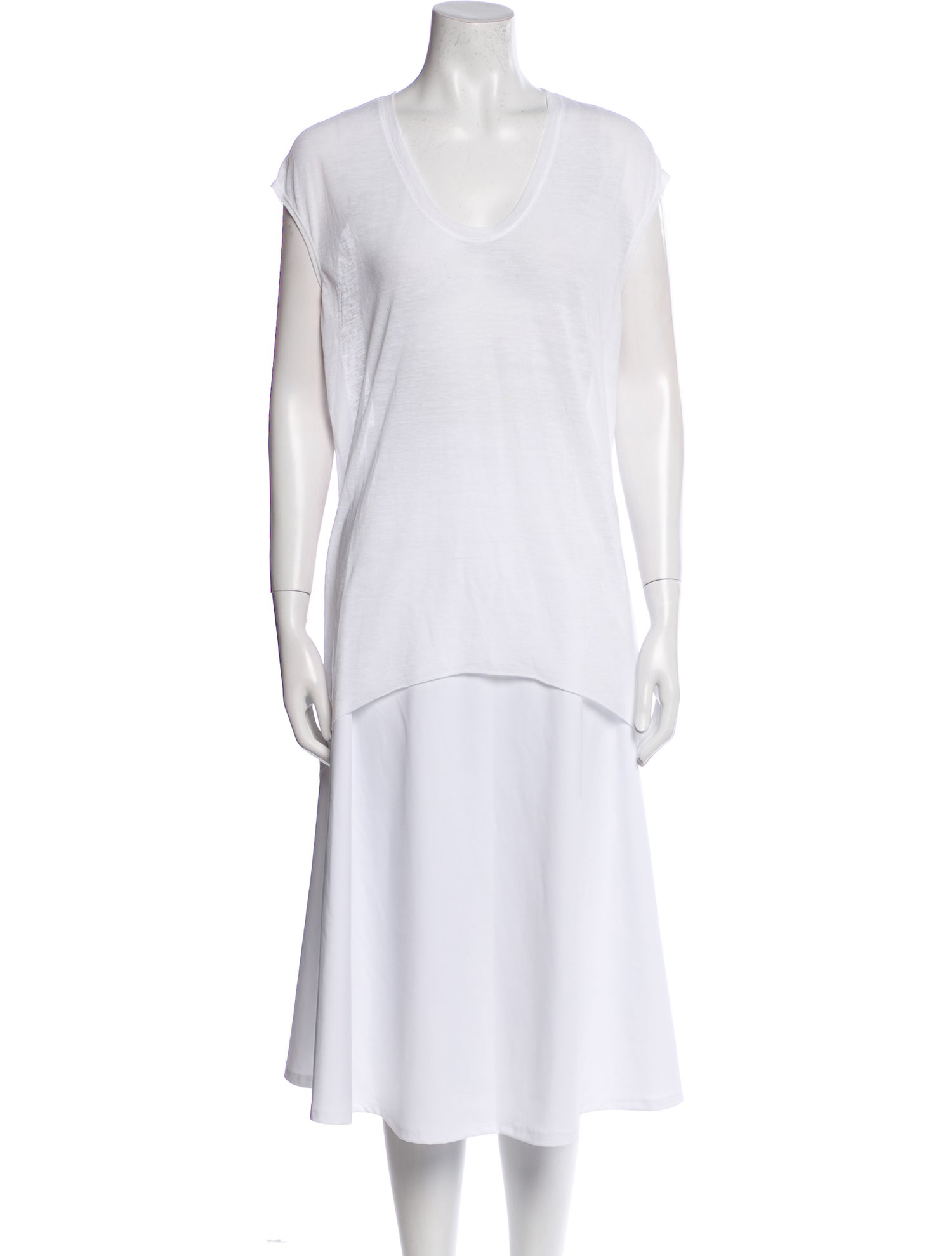 Helmut Lang Scoop Neck Sleeveless T-Shirt