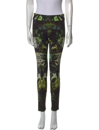 Helmut Lang Printed Skinny Leg Pants
