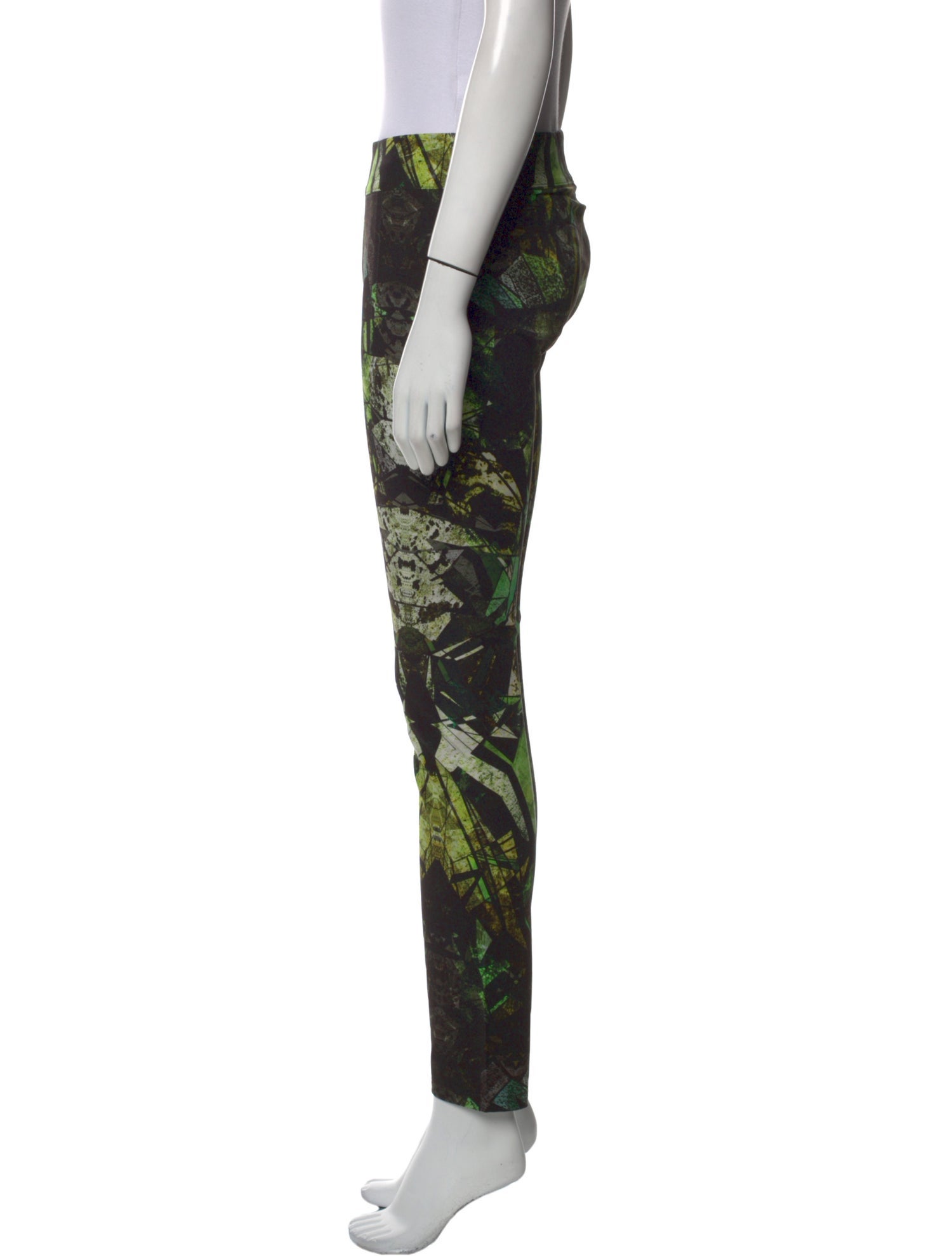 Helmut Lang Printed Skinny Leg Pants