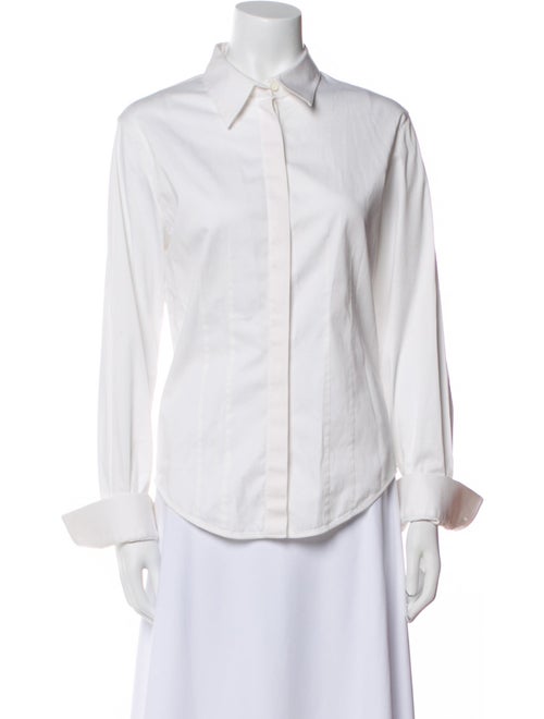 Helmut Lang Long Sleeve Button-Up Top