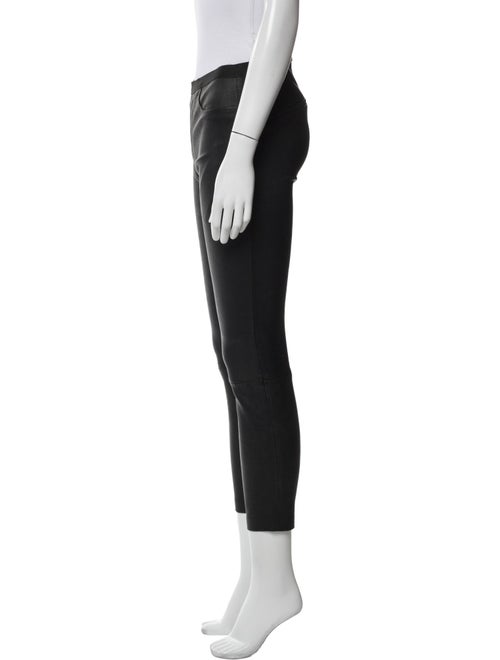 Helmut Lang Lamb Leather Skinny Leg Pants