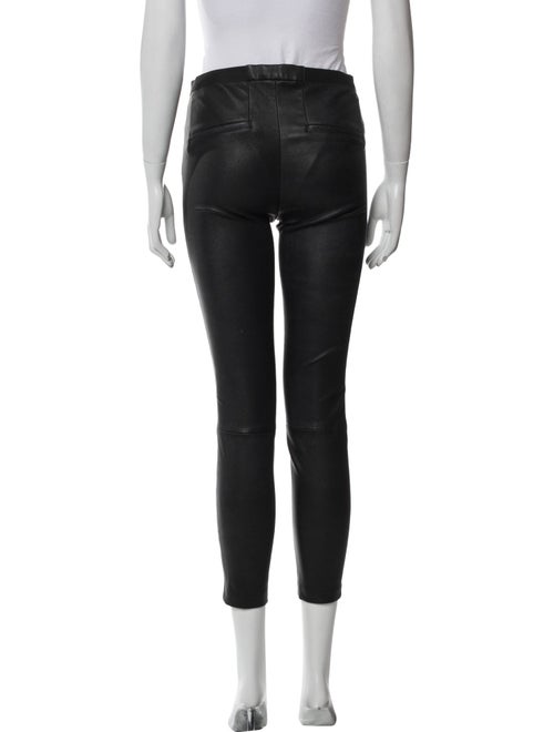 Helmut Lang Lamb Leather Skinny Leg Pants