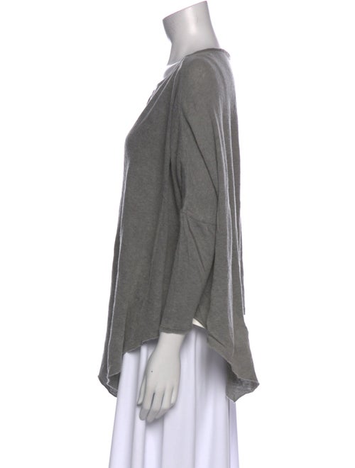 Helmut Lang Scoop Neck Three-Quarter Sleeve Top