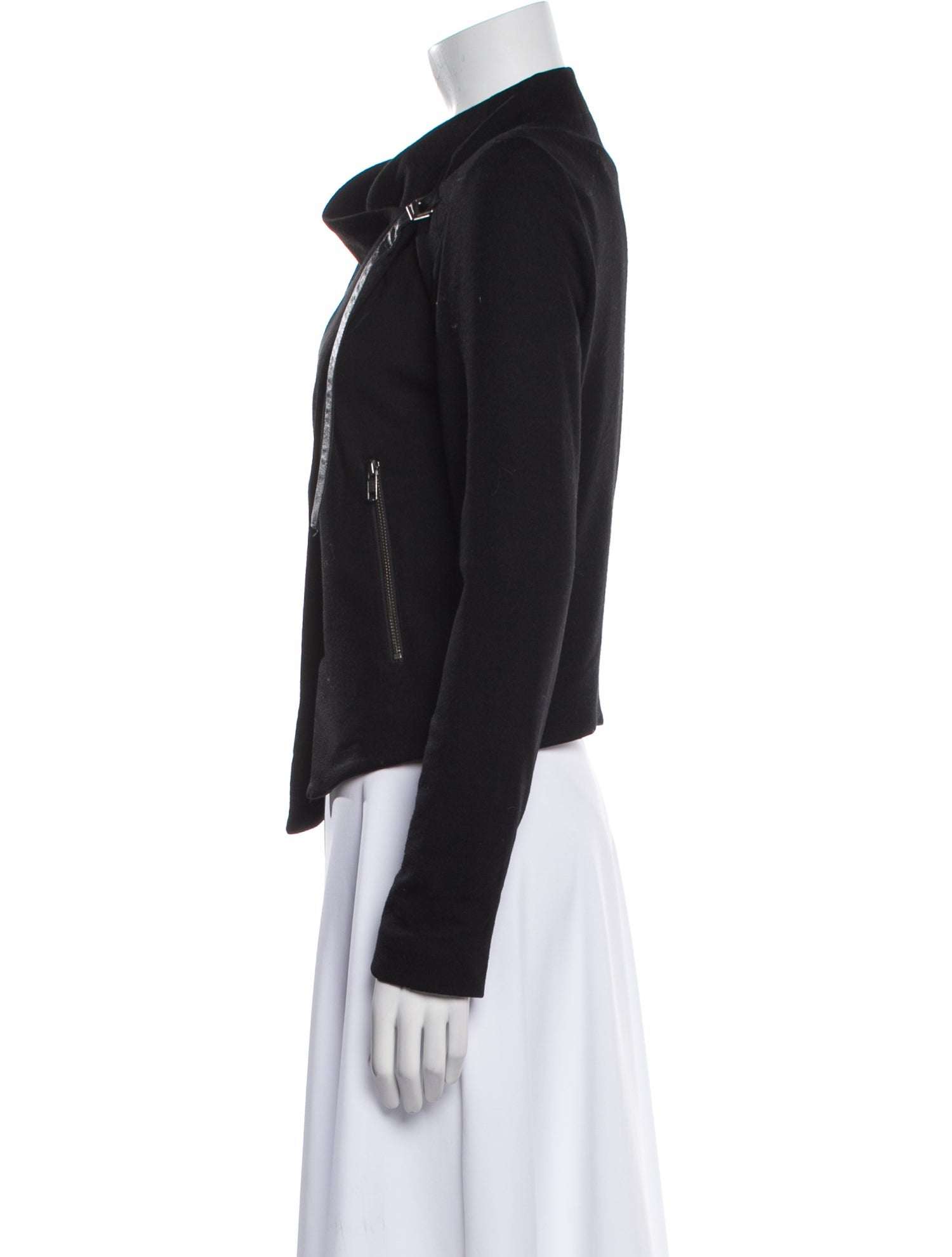 Helmut Lang Wool Biker Jacket