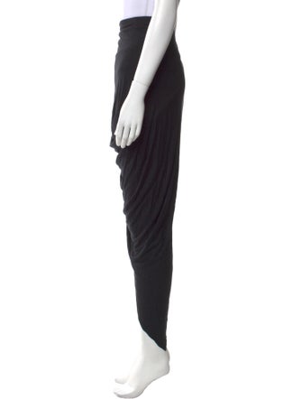 Helmut Lang Ruffle Embellishment Midi Length Skirt