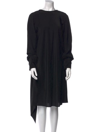 Helmut Lang Silk Knee-Length Dress
