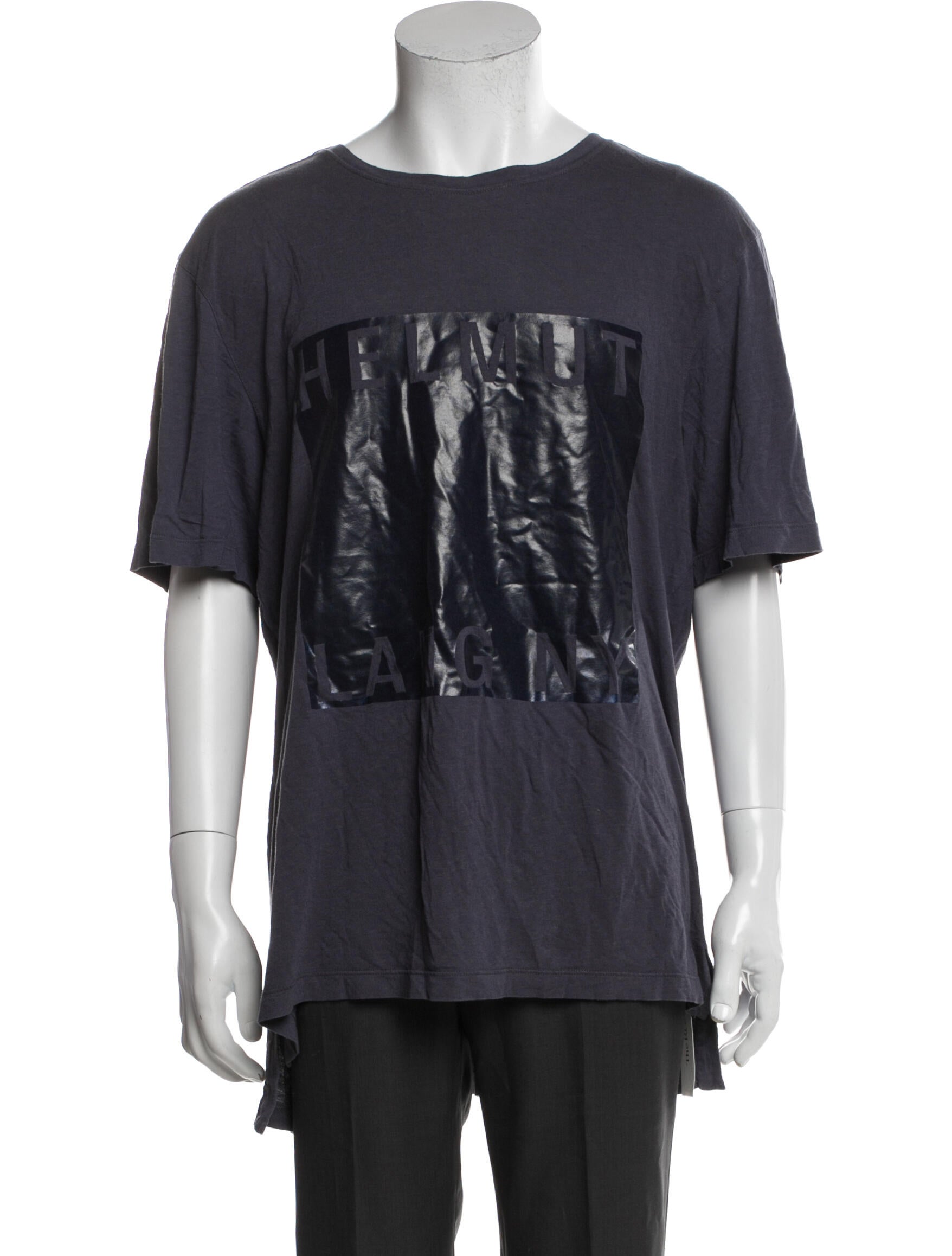 Helmut Lang Graphic Print Crew Neck T-Shirt