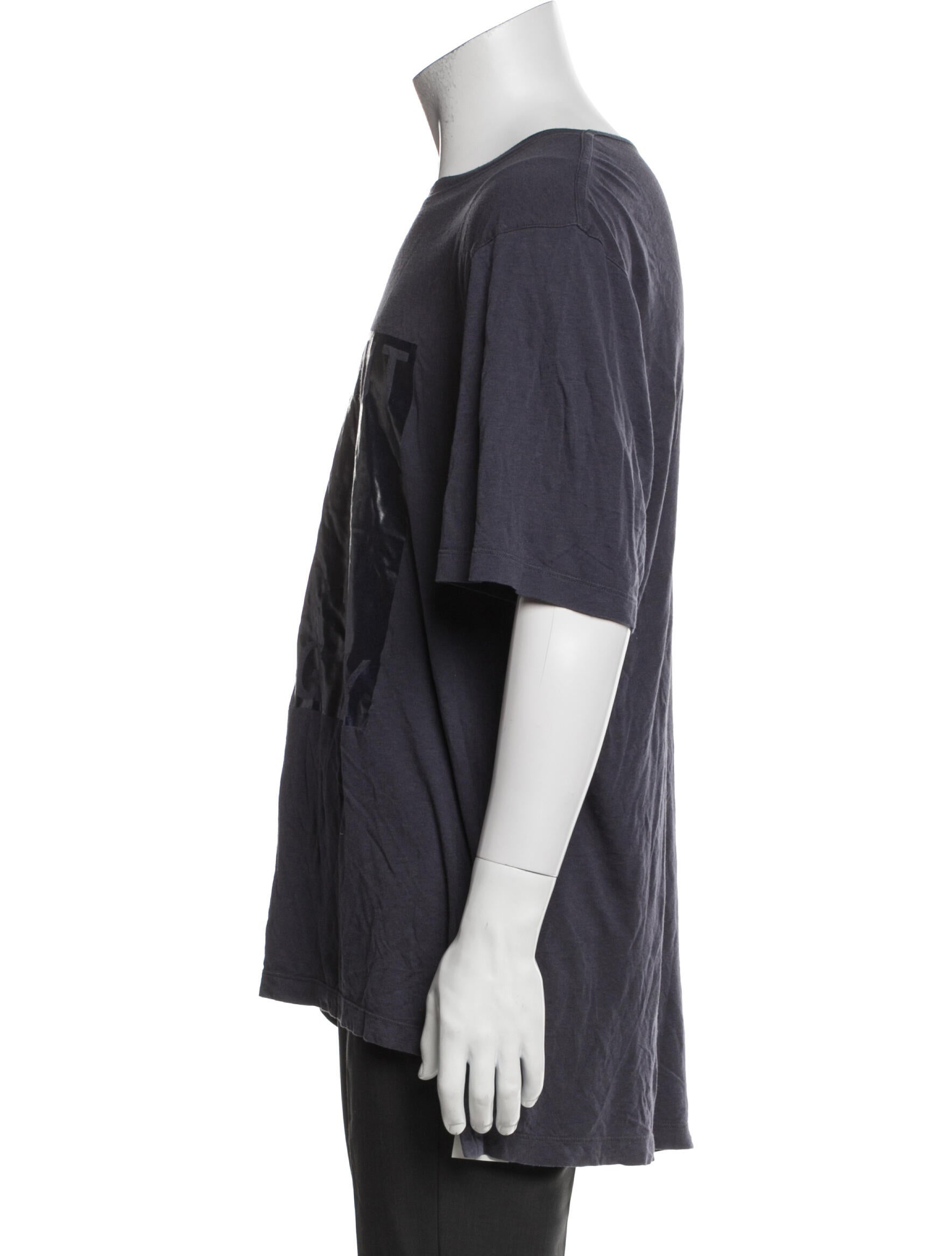 Helmut Lang Graphic Print Crew Neck T-Shirt