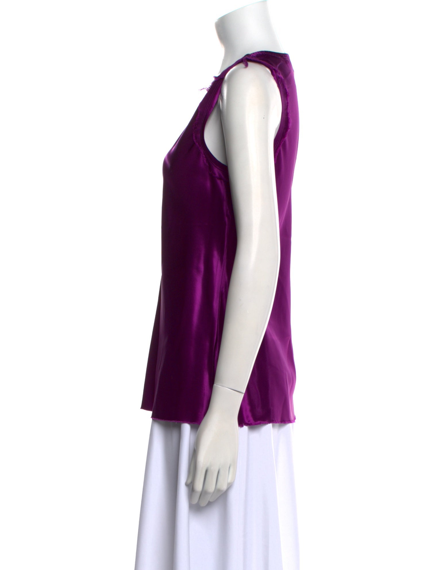 Helmut Lang Scoop Neck Sleeveless Top