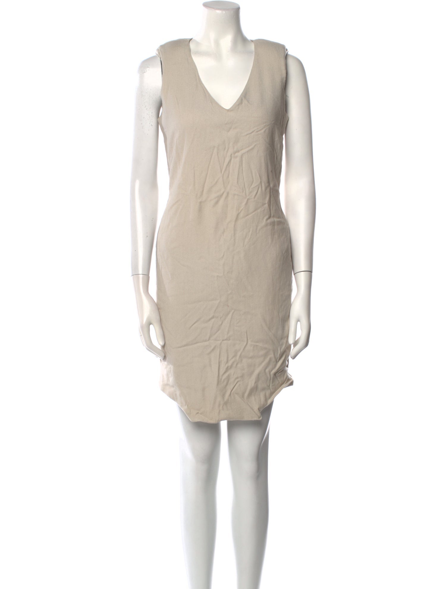 Helmut Lang V-Neck Mini Dress