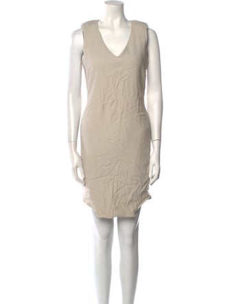 Helmut Lang V-Neck Mini Dress