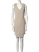 Helmut Lang V-Neck Mini Dress
