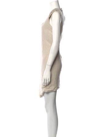 Helmut Lang V-Neck Mini Dress