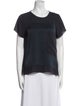 Helmut Lang Scoop Neck Short Sleeve T-Shirt