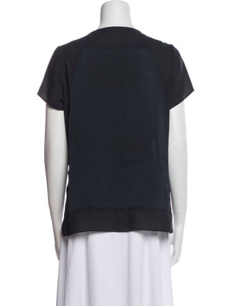 Helmut Lang Scoop Neck Short Sleeve T-Shirt