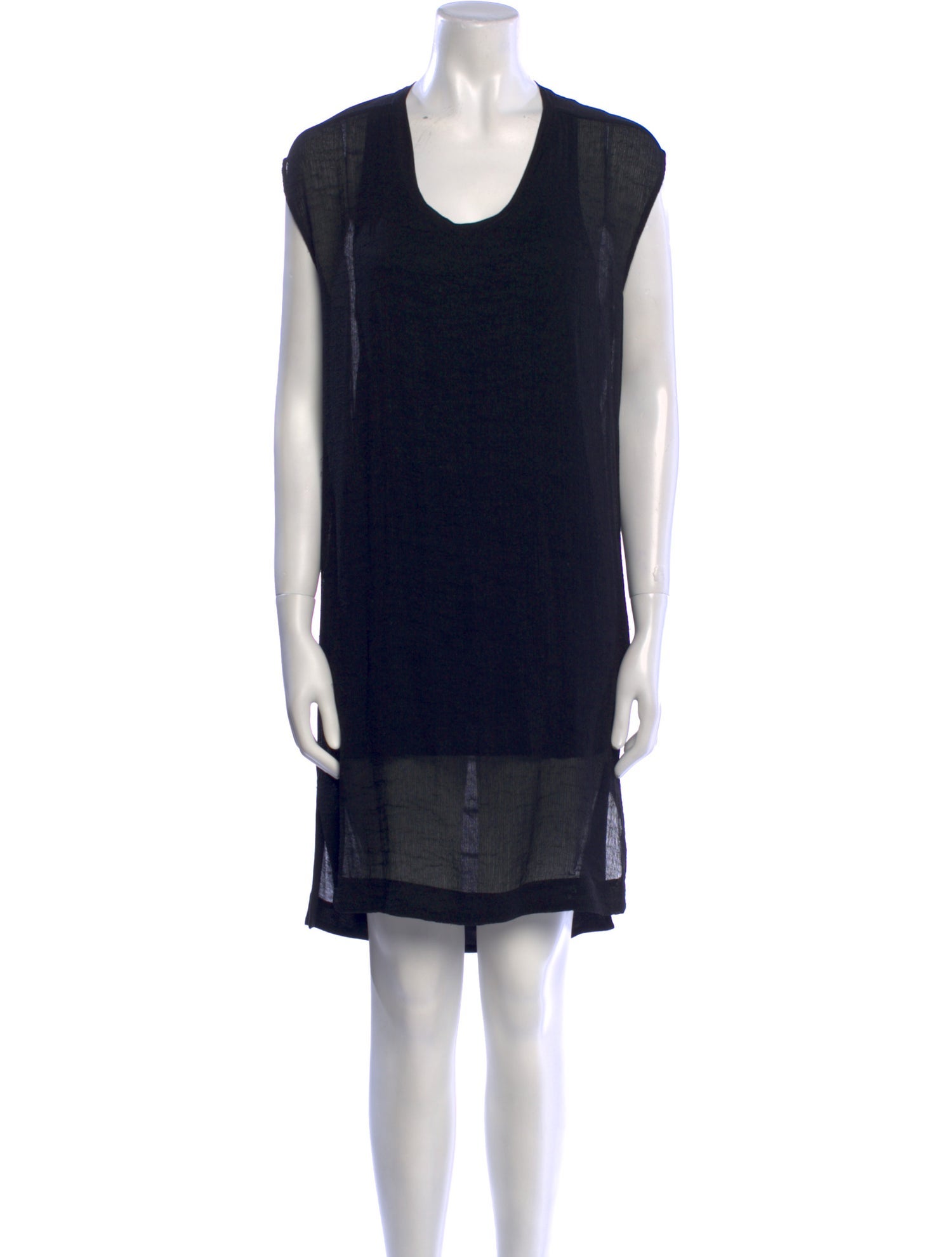 Helmut Lang Scoop Neck Mini Dress
