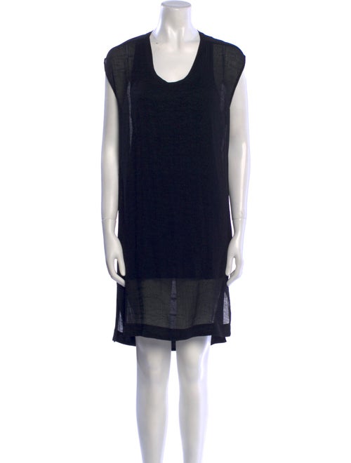 Helmut Lang Scoop Neck Mini Dress