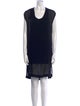 Helmut Lang Scoop Neck Mini Dress