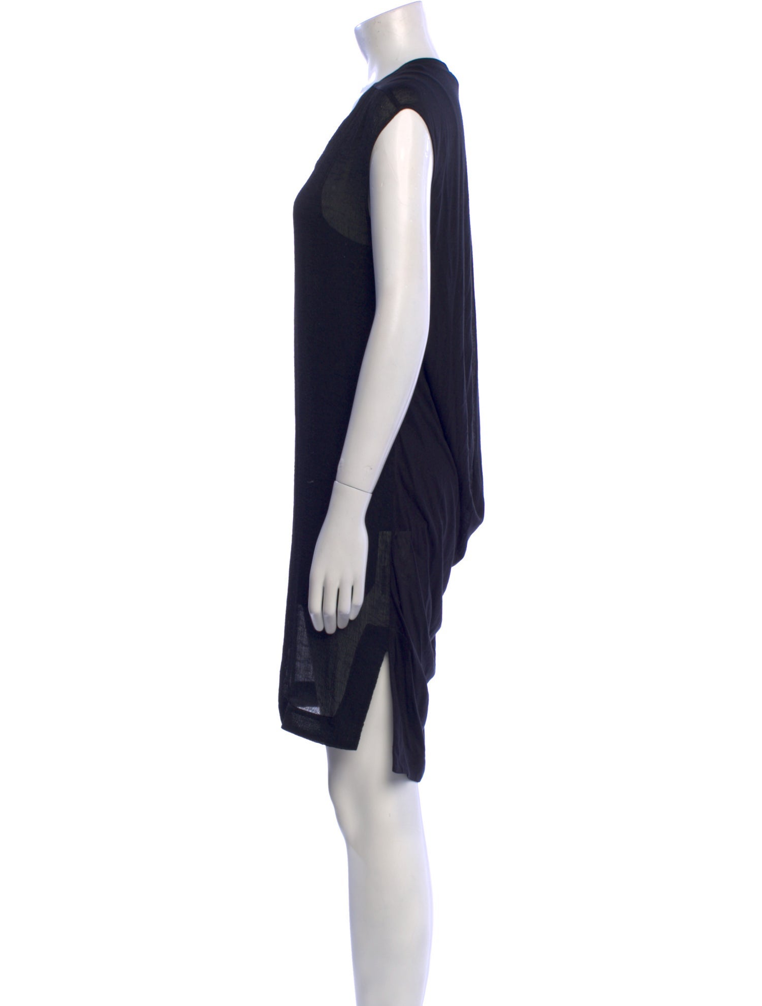 Helmut Lang Scoop Neck Mini Dress